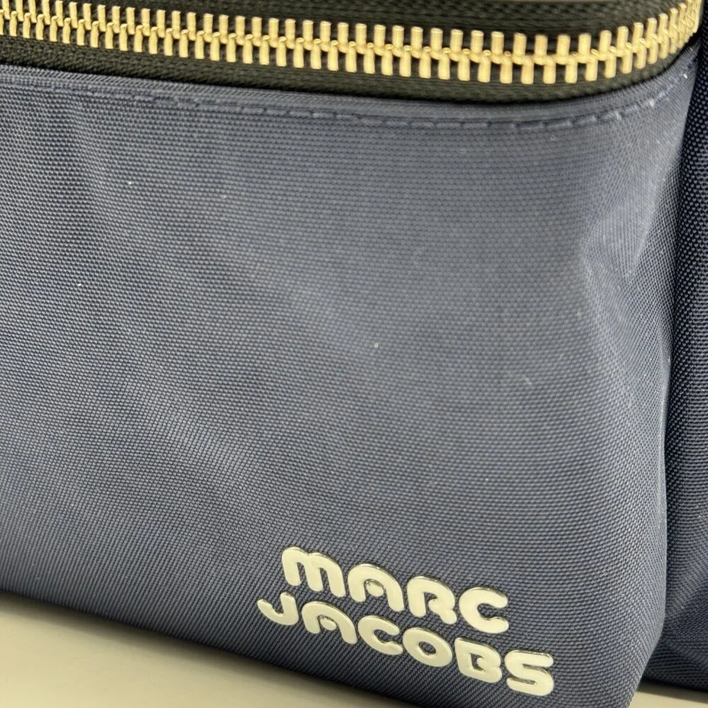 MARC JACOBS Trek nylon medium women's school backpack -Midnight blue